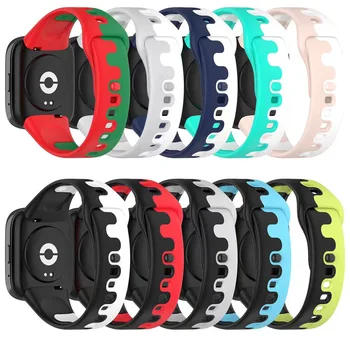 50шт Цветной спортивный силиконовый ремешок для Redmi Watch 3 Lite Сменный браслет для Redmi Watch 3 Активный ремешок 1