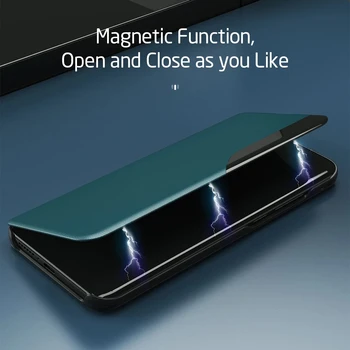 Кожаный чехол Для Xiaomi Poco M5 4G Clear Smart Вид Сбоку Откидная Крышка Little Poko Poxo M5 M5 5M 4G Pocom5 X5 Магнитная Подставка Funda 3