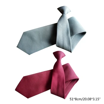 Модные дизайнерские галстуки-клипсы для фотосъемки подростков, унисекс, униформа, галстук DXAA 2