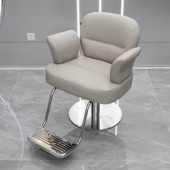 Профессиональное парикмахерское кресло для салона красоты, Черное домашнее Современное кресло для ног, Классический квадратный коврик, мебель Cadeira De Barbeiro 2