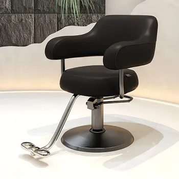 Профессиональное парикмахерское кресло для салона красоты, Черное домашнее Современное кресло для ног, Классический квадратный коврик, мебель Cadeira De Barbeiro 3