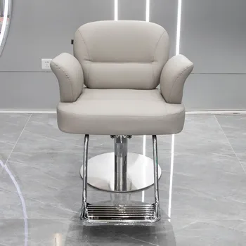 Профессиональное парикмахерское кресло для салона красоты, Черное домашнее Современное кресло для ног, Классический квадратный коврик, мебель Cadeira De Barbeiro 4