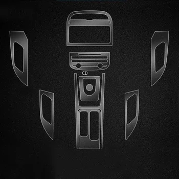 Пленка Tpu для Jaguar F-PACE FPACE 2016-2020 Защитная наклейка для салона автомобиля, Центральная консоль, Навигационная система, Дверная панель Air CD