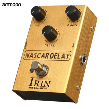 IRIN Симулятор педального усиления эффектов электрогитары, задержка имитации звука, эффект одиночного блока С микшированием / обратной связью / Delay