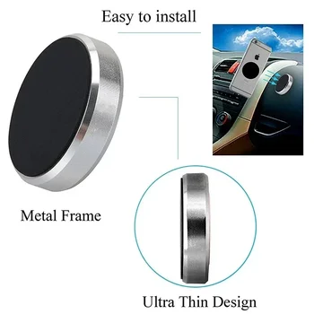 Магнитный автомобильный держатель для телефона в автомобиле для iPhone 14 13 12 11 XR Pro Huawei Настенная тумбочка для мобильного телефона с магнитным креплением Поддержка GPS 2