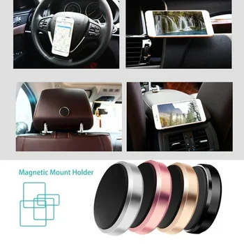 Магнитный автомобильный держатель для телефона в автомобиле для iPhone 14 13 12 11 XR Pro Huawei Настенная тумбочка для мобильного телефона с магнитным креплением Поддержка GPS 5