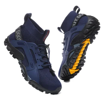 Новые мужские и женские треккинговые ботинки для пеших прогулок, летние сетчатые дышащие тактические армейские ботинки, тренировочные кроссовки для пустыни, большие размеры 1