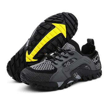 Новые мужские и женские треккинговые ботинки для пеших прогулок, летние сетчатые дышащие тактические армейские ботинки, тренировочные кроссовки для пустыни, большие размеры 5