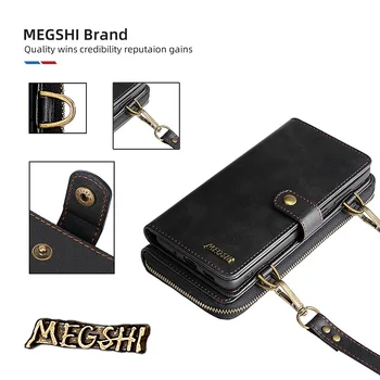 MEGSHI-020 Отдельный съемный кожаный чехол-бумажник для телефона MOTOROLA G PLAY2021 G power 2021 G styleus 2021 1