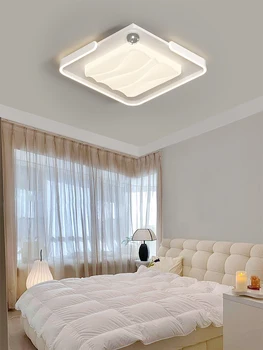 Потолочный светильник Checkboard LED Используется для столовой спальни гостиной кухни Белого цвета с регулируемой яркостью и дистанционным управлением для украшения дома