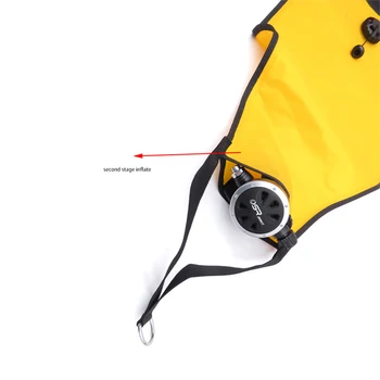 Сумка для аварийного хранения Подъемная сумка 1шт 30 фунтов Аксессуары Снаряжение SS316 + нейлон под водой со сливным клапаном Высокое качество Практичность 2