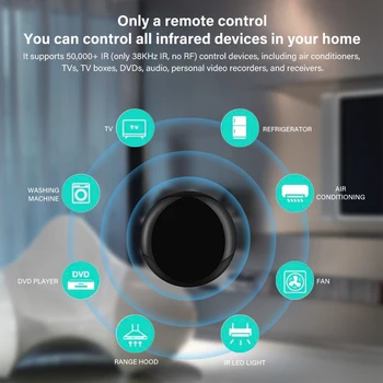 Tuya IR WiFi Пульт Дистанционного Управления Smart Universal Infrared Smart Home Control Для телевизора DVD AUD AC Работает С Alexa Google Assistance 1
