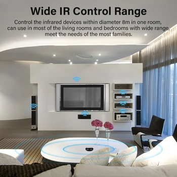 Tuya IR WiFi Пульт Дистанционного Управления Smart Universal Infrared Smart Home Control Для телевизора DVD AUD AC Работает С Alexa Google Assistance 2