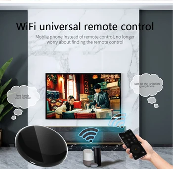Tuya IR WiFi Пульт Дистанционного Управления Smart Universal Infrared Smart Home Control Для телевизора DVD AUD AC Работает С Alexa Google Assistance 3