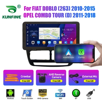 10,33 Дюймовый Автомобильный Радиоприемник Для FIAT DOBLO 2010-2015 2Din Android Восьмиядерный Автомобильный Стерео DVD GPS Навигационный Плеер QLED Экран Carplay 0