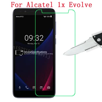 Закаленное стекло для Alcate 1X Evolve Glass 9H 2.5D Защитная пленка Взрывозащищенная прозрачная защитная пленка для ЖК-экрана для телефона 4