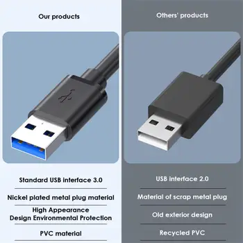 Кабель-удлинитель 3.0 / 2.0 от мужчины к женщине Кабель-удлинитель Высокоскоростной USB 3.0 / 2.0 Расширенный для портативных ПК Расширение USB 3.0 4