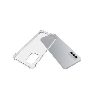 Чехол для мобильного телефона Nokia G60 5G Прозрачный силиконовый защитный чехол с четырьмя углами, защищающий от падения, мягкие противоударные чехлы с подушками безопасности из ТПУ 2