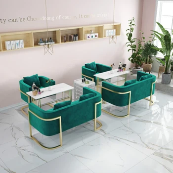 Простой Белый Салонный Маникюрный стол с мраморным металлическим дизайном Mesa Маникюрный стол Nordic Профессиональная мебель для маникюра Mesa De YX50ZJ 3