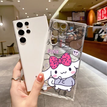 Аниме Hello Kitty Girl Прозрачный Чехол Для Телефона Samsung Note20 10 Ultra Plus A31 A12 A8 A14 J6 A5 A70 A7 A34 A20 A24 5G 1