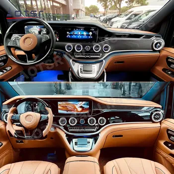 Обновление мультимедийного приемника Android Screen Player для Mercedes Benz Vito V260 GPS Навигация Автомобильное радио Bluetooth головное устройство 1