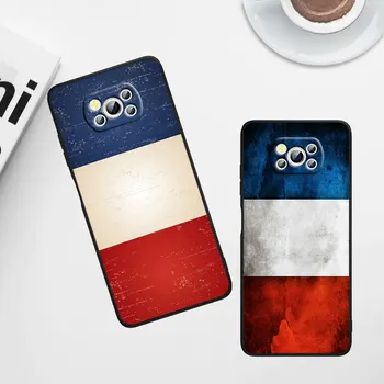 Франция флаг Парижа Чехол Для Телефона Xiaomi Mi Poco X5 X4 X3 NFC F4 F3 GT M5 S M4 M3 M2 C50 Pro C3 5G Черный Чехол 1