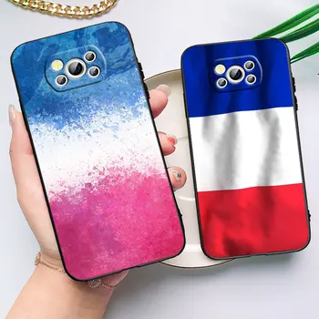 Франция флаг Парижа Чехол Для Телефона Xiaomi Mi Poco X5 X4 X3 NFC F4 F3 GT M5 S M4 M3 M2 C50 Pro C3 5G Черный Чехол 2