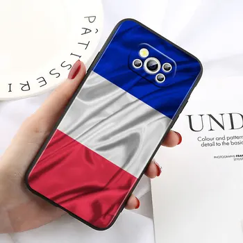 Франция флаг Парижа Чехол Для Телефона Xiaomi Mi Poco X5 X4 X3 NFC F4 F3 GT M5 S M4 M3 M2 C50 Pro C3 5G Черный Чехол 3