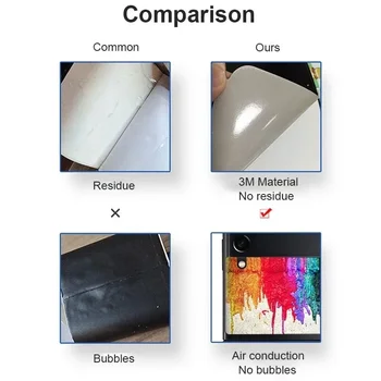 Красочная защитная наклейка для телефона с полным покрытием из материала 3 М для Huawei Mate 60 Pro сзади + по бокам, наклейка на пленку, обертывание кожного покрова 3