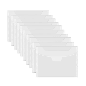 10 прозрачных карманов для режущих матриц, принадлежности для изготовления карточек