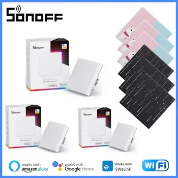 SONOFF TX Ultimate Smart Wall Switch Full Touch Переключатель T5, Мультисенсорный переключатель с подсветкой, Поддержка Alexa Google Home eWeLink
