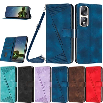 Магнитный Флип-Чехол-Бумажник Для Samsung Galaxy Note 10 Plus S24 S23 S22 S21 S20 S10 S9 S8 Note8 Note 9 Note 20 Ultra С Ремешком