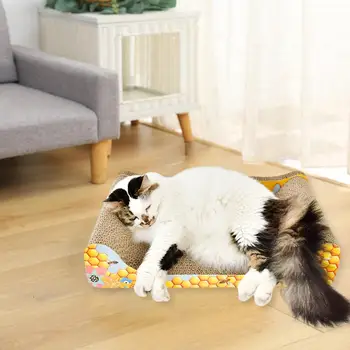 Когтеточка для кошек, подстилка-гнездо, Интерактивная игровая игрушка для измельчения когтей домашних кошек для котенка