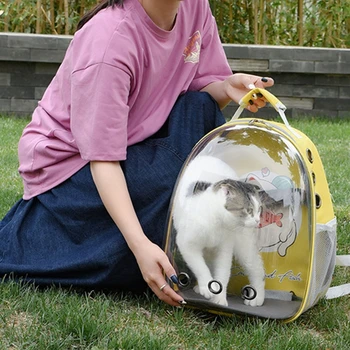 Астронавт Дышащий Питомец для кошки, щенка, дорожная сумка, космический рюкзак для автомобиля 3