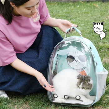 Астронавт Дышащий Питомец для кошки, щенка, дорожная сумка, космический рюкзак для автомобиля 4