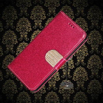 Кожаный бумажник с бриллиантами, кожаный чехол для ASUS ZenFone 4 Max ZC520KL X00HD, чехол для телефона 3