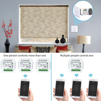 Переключатель штор 3a Чувствительный Прочный Компактный высококачественный Таймер для штор для умного дома и расписание Diy Smart Home Wifi Bk