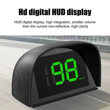 Автомобильный HUD спидометр, предупреждающий о превышении скорости, автомобильный Hud GPS спидометр, предупреждающий о превышении скорости, подключаемый и воспроизводимый USB-дисплей Hud, предупреждающий о превышении скорости. 2