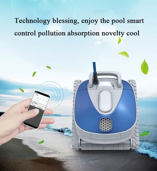 Управление мобильным телефоном 18-метровый синий очиститель аксессуаров для бассейна, большой робот-автоматический очиститель бассейна 1