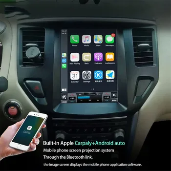 Автомагнитола Android 12 стерео для Nissan Pathfinder 2011-2021 Мультимедийный плеер с экраном Tesla Carplay Auto 8G + 256G Bluetooth