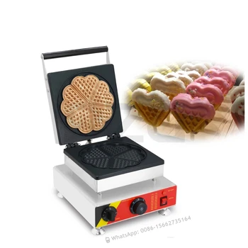 5 шт. коммерческая бельгийская машина для приготовления вафель в форме сердца Электрическая бельгийская вафельница для блинов