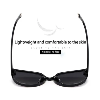 Поляризованные солнцезащитные очки в большой оправе 
