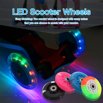 Металлическое колесо для скутера Портативная 80-мм Сменная деталь для роликовых коньков
