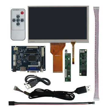7-Дюймовый ЖК-дисплей AT070TN94 С HDMI-Совместимым Драйвером VGA AV, Плата Управления Цифровым Преобразователем Сенсорного Экрана Для Монитора Raspberry Pi