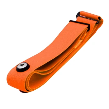 Нагрудный ремень для пульсометра Coospo Polar Wahoo Garmin Mount с датчиком сердечного ритма, эластичный мягкий ремешок оранжевого цвета