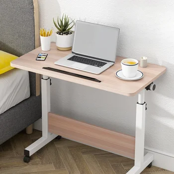 Складной столик, передвижной, легко поднимаемый ноутбук, стол ленивца на кровати, домашний компьютерный стол, прикроватный рабочий стол