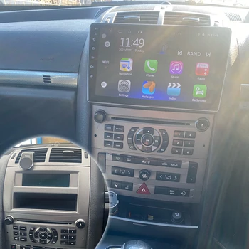 Автомобильный радиоприемник объемом 8 + 128 ГБ, мультимедийный плеер для Peugeot 407 2004 - 2011 Android 13, навигация GPS, авторадио, сенсорный экран Carplay