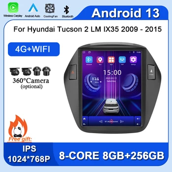 Android 13 Автомобильный Стерео Радио Мультимедийный Видеоплеер Для Hyundai Tucson 2 LM IX35 2009 - 2015 WIFI GPS Carplay Головное Устройство БЕЗ 2DIN
