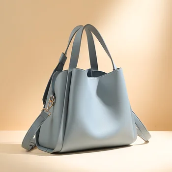 Новая мода, простота, женские сумки-тоут, однотонные сумки большой емкости, женские школьные сумки на плечо, большие сумки для покупок для женщин