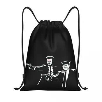 Крутое криминальное чтиво Джона Траволты 5 сумок на шнурке, спортивная сумка, полевой рюкзак, спортивные мероприятия, графический рюкзак в повседневном стиле